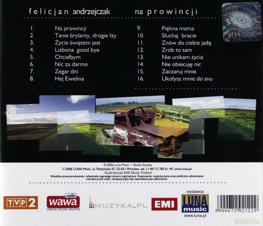 Felicjan Andrzejczak: Na Prowincji [CD]