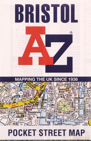 Bristol A-Z Pocket Street Map - A-Z Maps [KSIĄŻKA]