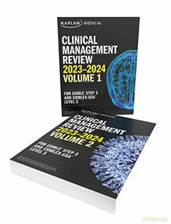 Clinical Management Complete 2-Book Subject Review 2023-2024: USMLE Step 3 and COMLEX-USA Level 3: 1-2 - Kaplan Medical [KSIĄŻKA]