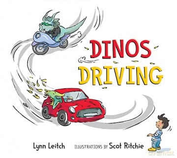 Dinos Driving - Lynn Leitch [KSIĄŻKA]