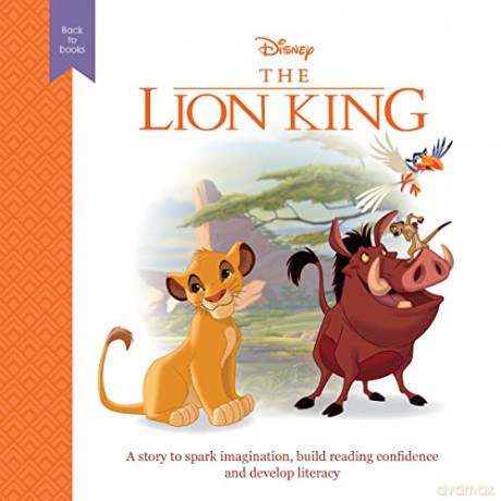 Disney Back to Books: Lion King Disney | Build reading confidence | Develop literacy | National Literacy Framework in Wales | Hardback - Disney (Ed) [KSIĄŻKA]