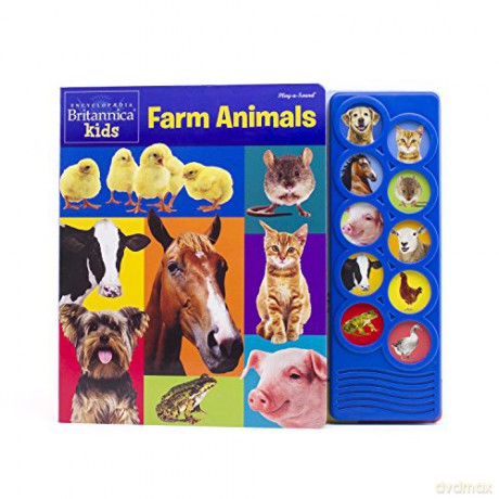 Encyclopedia Britannica - Kids Farm Animals Listen and Learn Sound Book - PI Kids: 1 [KSIĄŻKA]