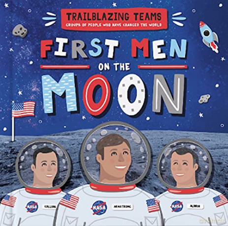 First Men on The Moon - Emilie Dusfresne [KSIĄŻKA]
