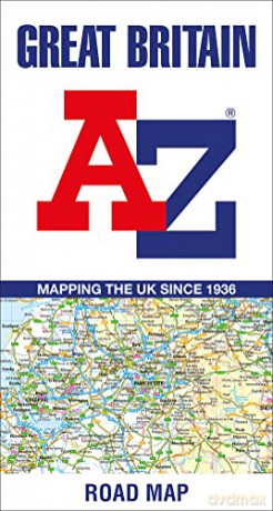 Great Britain A-Z-Road Map - A-Z Maps [KSIĄŻKA]
