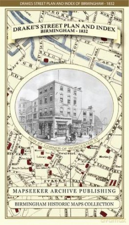 James Drake's Street Plan and Index of Birmingham 1832 - James Drake [KSIĄŻKA]