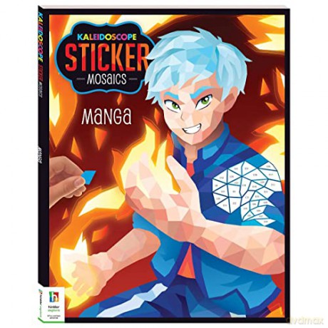 Kaleidoscope Sticker Mosaics Manga [KSIĄŻKA]