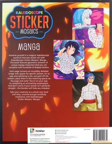 Kaleidoscope Sticker Mosaics Manga [KSIĄŻKA]