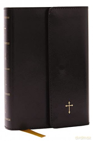 KJV Holy Bible, Compact Reference Bible, Leatherflex, Black with flap, 53,000 Cross-References, Red Letter, Comfort Print: Holy Bible, King James Version [KSIĄŻKA]