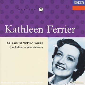 Ferrier: Bach:St Matthew Passion - Aria [CD]