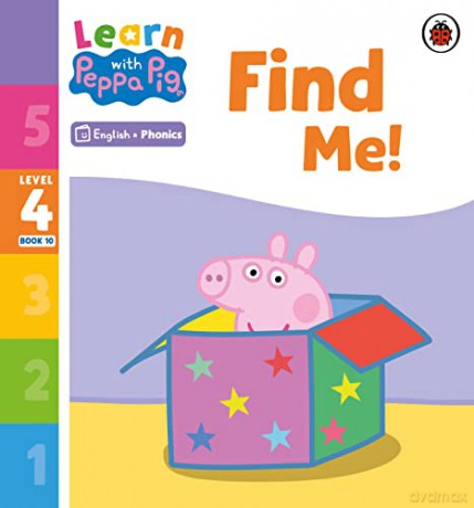 Learn with Peppa Phonics Level 4 Book 10 - Find Me! - Peppa Pig [KSIĄŻKA]