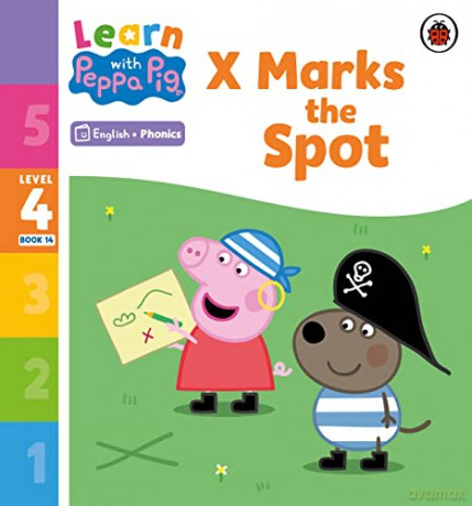 Learn with Peppa Phonics Level 4 Book 14 - X Marks the Spot - Peppa Pig [KSIĄŻKA]