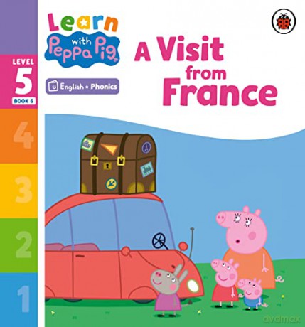 Learn with Peppa Phonics Level 5 Book 6 - A Visit from France - Peppa Pig [KSIĄŻKA]