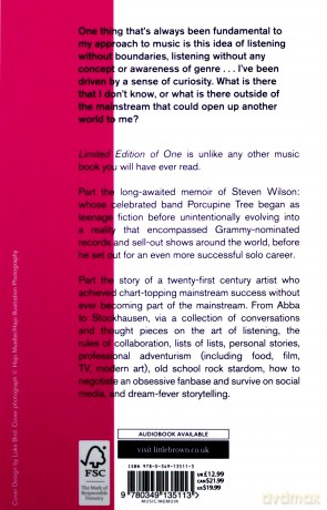 Limited Edition of One - Steven Wilson [KSIĄŻKA]