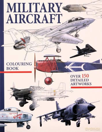 Military Aircraft Colouring Book [KSIĄŻKA]