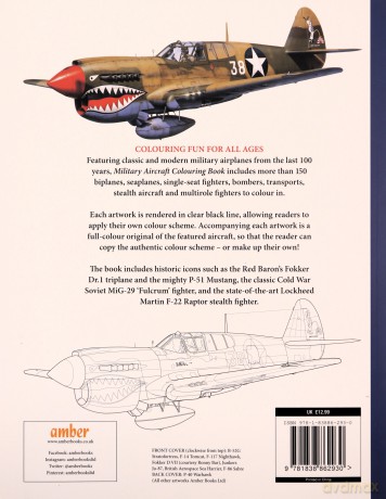 Military Aircraft Colouring Book [KSIĄŻKA]