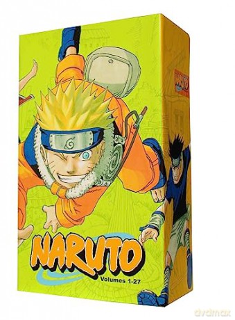 Naruto Box Set 1: Volumes 1-27: Volumes 1-27 with Premium: Volume 1 - Masashi Kishimoto [KSIĄŻKA]