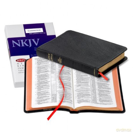NKJV Pitt Minion Reference Bible, Black Goatskin Leather, Red-letter Text, NK446:XR: New King James Version, Black, Goatskin Leather, Pitt Minion Reference Edition - Bible [KSIĄŻKA]