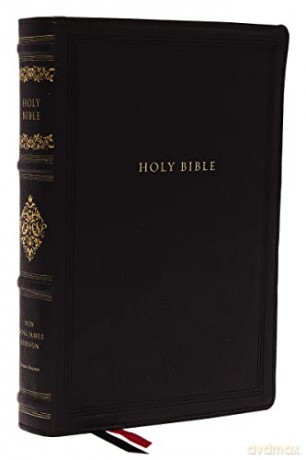 NKJV, Wide-Margin Reference Bible, Sovereign Collection, Leathersoft, Black, Red Letter, Comfort Print: Holy Bible, New King James Version [KSIĄŻKA]