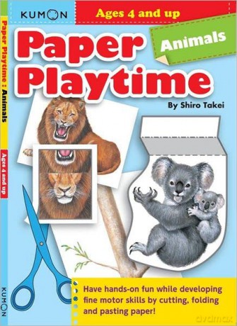 Paper Playtime: Animals - Kumon [KSIĄŻKA]