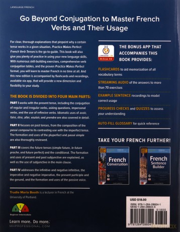 Practice Makes Perfect: French Verb Tenses, Premium Fourth Edition - Booth [KSIĄŻKA]