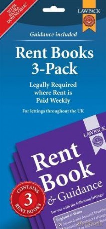 Rent Books 3-Pack: Legally Required where Rent is Paid Weekly - Lawpack [KSIĄŻKA]