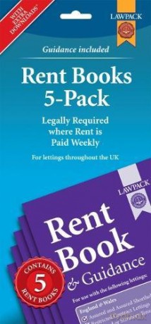 Rent Books 5-Pack: Legally Required where Rent is Paid Weekly - Lawpack [KSIĄŻKA]