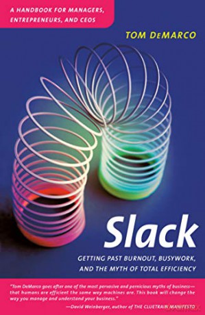 Slack: Getting Past Burnout, Busywork, and the Myth of Total Efficiency - Tom Demarco [KSIĄŻKA]