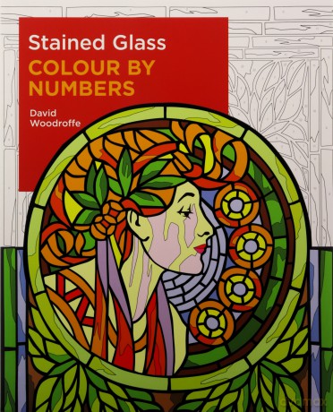 Stained Glass Colour by Numbers - David Woodroffe [KSIĄŻKA]