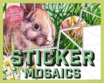 Sticker Mosaics Easter: Sticker Together 12 Springtime Designs: Sticker Together 12 Unique Easter Paintings - Applesauce Press [KSIĄŻKA]