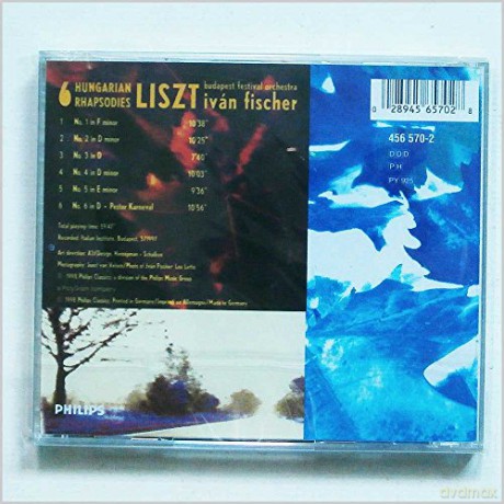 Fischer/Budapest Festival Orchestra: Liszt Hungarian Rhapsodies [CD]