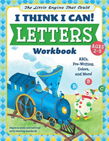 The Little Engine That Could: I Think I Can! Letters Workbook: ABCs, Pre-Writing, Colors, and More! - Wiley Blevins [KSIĄŻKA]