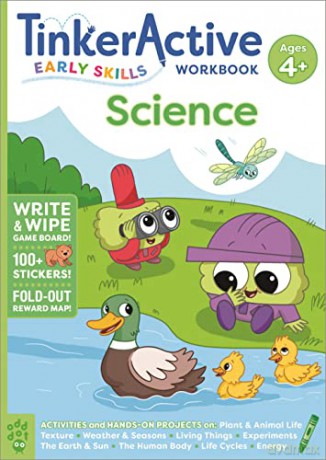 Tinkeractive Early Skills Science Workbook Ages 4+ - Megan Hewes Butler [KSIĄŻKA]