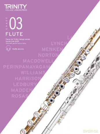 Trinity College London Flute Exam Pieces from 2023: Grade 3 - Trin College London [KSIĄŻKA]
