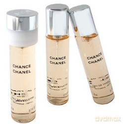 Chanel Chance Woda toaletowa 3 x 20ml spray - Refill wkład uzupełniający (126.110) [PERFUMY]