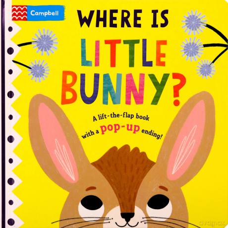 Where is Little Bunny: The lift-the-flap book with a pop-up ending! [KSIĄŻKA]