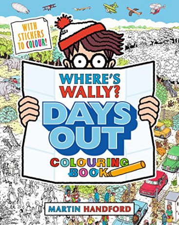 Where's Wally Days Out: Colouring Book - Martin Handford [KSIĄŻKA]