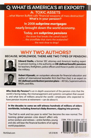 Who Stole My Pension: How You Can Stop the Looting - Kiyosaki [KSIĄŻKA]