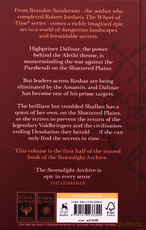 Words of Radiance Part One: The Stormlight Archive Book Two - Brandon Sanderson [KSIĄŻKA]