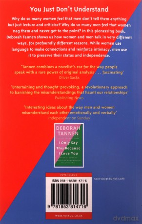 You Just Don't Understand; Women and Men in Conversation - Deborah Tannen [KSIĄŻKA]
