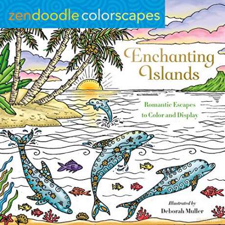 Zendoodle Colorscapes: Enchanting Islands: Romantic Escapes to Color and Display - Deborah Muller [KSIĄŻKA]