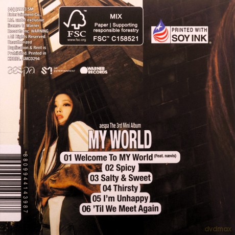 Aespa: My World - The 3rd Mini Album (Giselle) [CD]