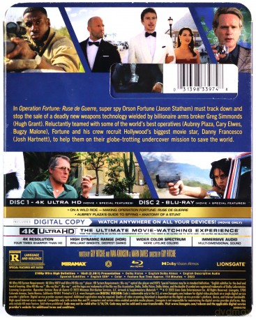 Operation Fortune: Ruse de Guerre (Gra fortuny) [Blu-Ray 4K]+[Blu-Ray]