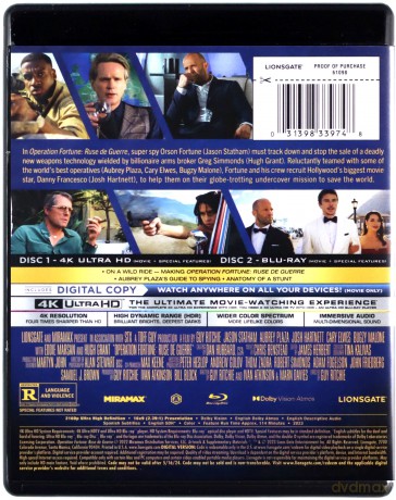 Operation Fortune: Ruse de Guerre (Gra fortuny) [Blu-Ray 4K]+[Blu-Ray]