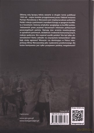 1920 rok wojna światów (Tom 2) Europa wobec wojny - Elżbieta Kowalczyk, Konrad Rokicki [KSIĄŻKA]