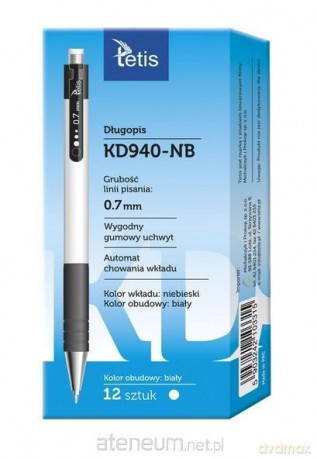 Długopis obudowa biała KD940-NB (12szt)