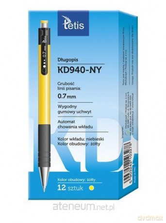Długopis obudowa żółta KD940-NY (12szt)