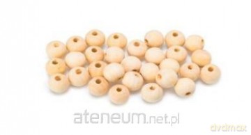 Koraliki drewniane naturalne 11x12mm 30szt