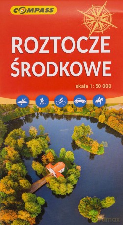 Mapa turystyczna - Roztocze Środkowe 1:50 000