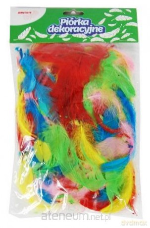 Pióra kolorowe 5-12cm 7g