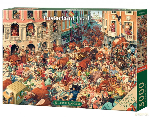 CASTORLAND 3000 el. Bull Run in Pampeluna [PUZZLE]